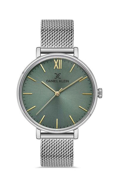 Daniel Klein Dke.1.10028.4 Wicker Cord Functions Passive Metallic Women Wrist Watch