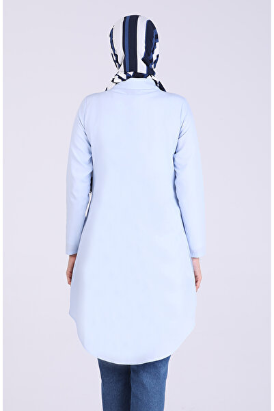 sefamerve Garnili Tunik 6437-11 Mavi