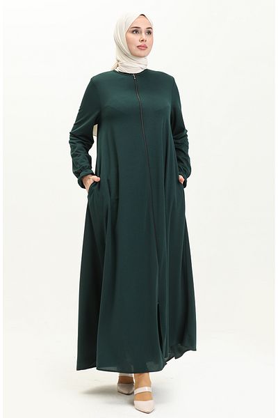 sefamerve Emerald Green Mevlana Ferace - Pocketed, Μοντέλο 0694-02