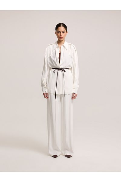 BAQA Shoulder Tassel Blouse