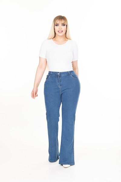 SERRAXXL Spanish Leg Large Size Denim Jeans Pants