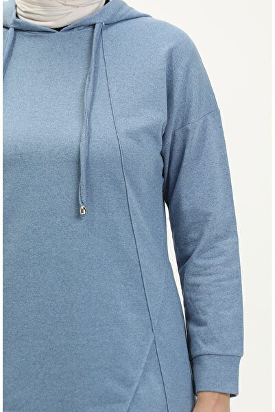 sefamerve Çıma Detaylı Eşofman Takım 3039-11 Mavi