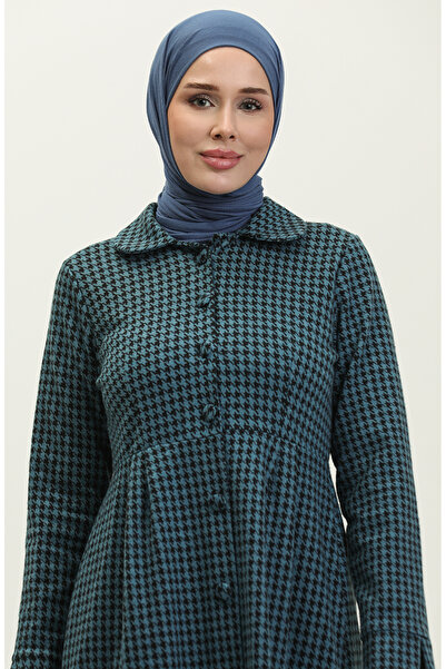 sefamerve 1981-04 Капюшон з петлею та ґудзиками з малюнком нафти