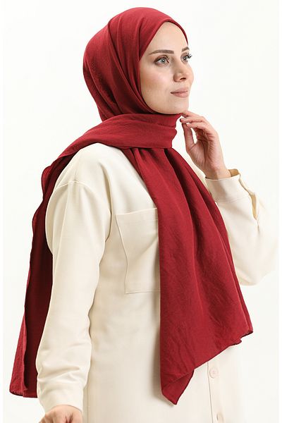 sefamerve Cherry Soft Cotton Shawl - Μοντέλο 2000-34