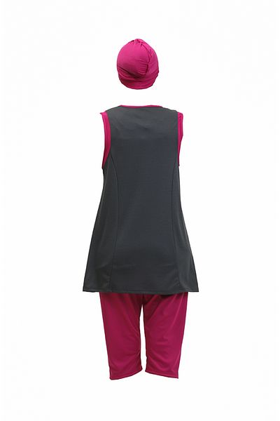 sefamerve Smoked Sleeveless Pool Swimsuit - 2403-01