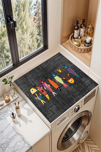 df home Washing Machine Dryer Mat Anti-Slip Washable/ Cmsr-8