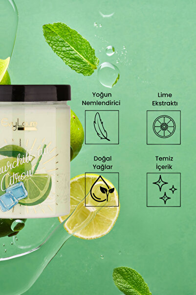 EvyLaure Lime Extract Intensive Moisturizing Body Butter - 280 ml