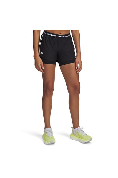Under Armour Γυναικείο μαύρο σορτς Tech Play 2In1