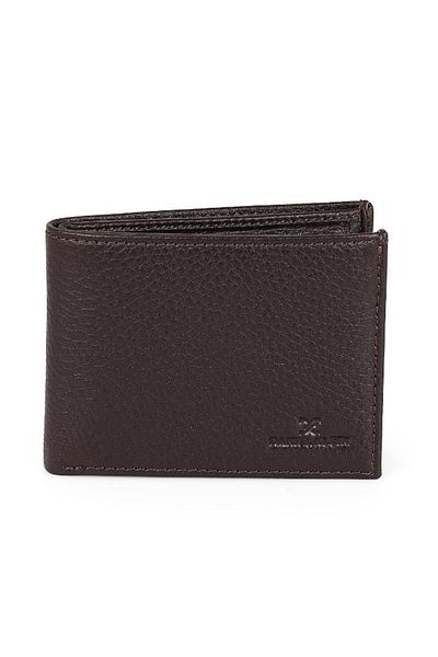Daniel Klein Dkl0789-3 Men's Brown Wallet & Card Holder Made of Real Leather