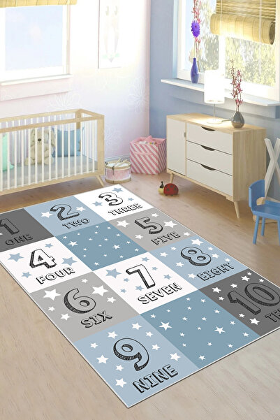 df home Çocuk odası Genç odası Oyun Halısı Kaymaz Taban Yıkanabilir KC84