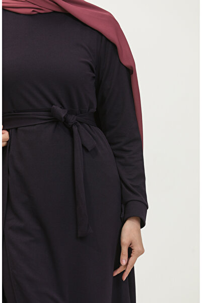 sefamerve Yırtmaçlı Tunik Pantolon İkili Takım 0664-10 Mor