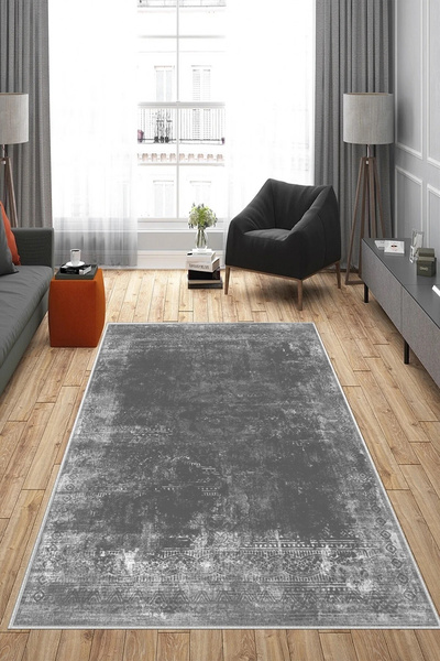 Hülya Home Dijital Baskı Yıkanabilir Kaymaz Taban Salon Halısı Mutfak Halısı ...