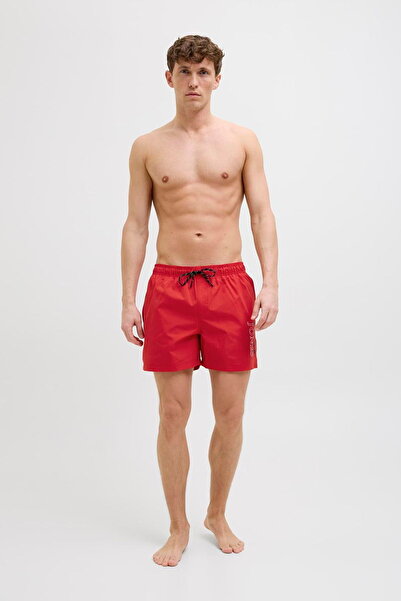 Jack & Jones Erkek Logo Baskili Deniz Sortu - Maui