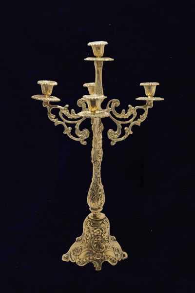 Ayşegül Yıldırım Old New ALBA Pirinç Büyük Boy Şamdan