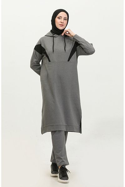 sefamerve Φόρμα Φόρμας Color Garnish 3026-06 Γκρι