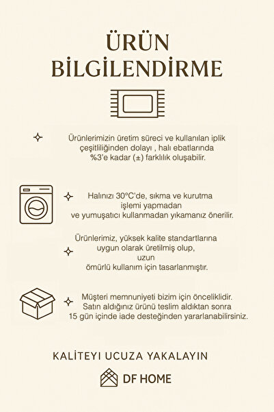 df home Kesme mutfak halısı Desenli Dijital Baskı Yıkanabilir Kaymaz Taban İnce Salon Çocuk Halısı