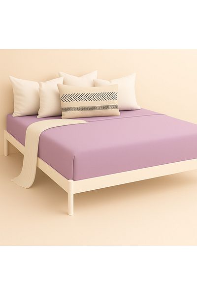 Prime Sleeks 100% Cotton Fitted Sheet Double Fitted Sheet 160X200Cm