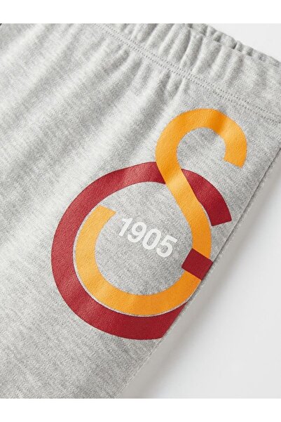 Galatasaray Orijinal Logo Baskılı Bebek Eşofman Altı Gri
