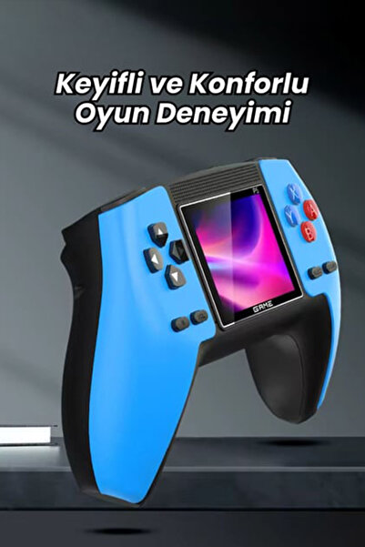 CİYU TİCARET El konsolu 520 retro oyunlu TV bağlantılı gamepad oyun konsolu taşınabilir oyun konsolu
