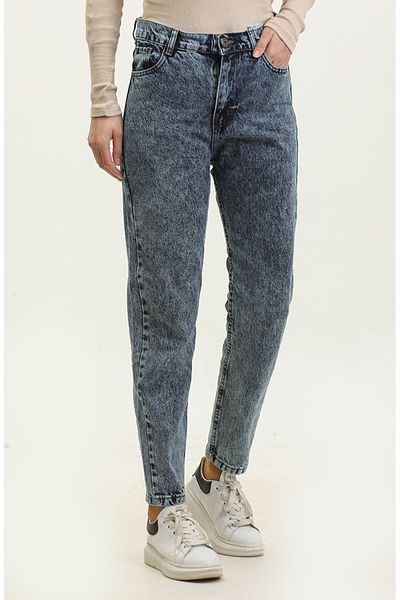 sefamerve Blaue Boyfrend-Jeans – Taschen, Modell 0190-01