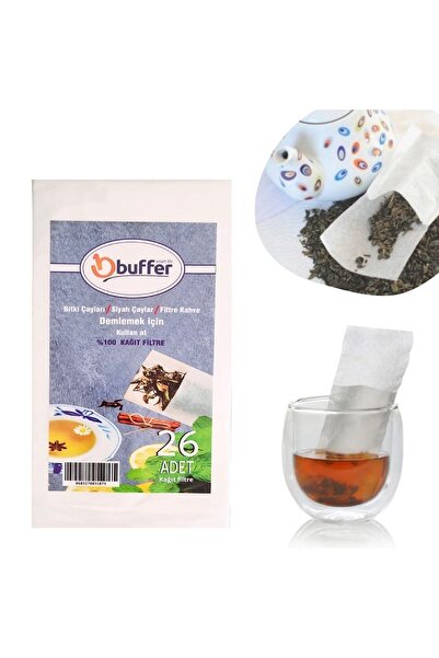 CT STONES Ct-Stones ® 26 Pieces of Practical Disposable Tea, Herbal Tea, Filter Coffee Brewing Bag Strainer