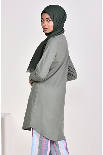 sefamerve Judge Collar Tunic 6474-08 Khaki