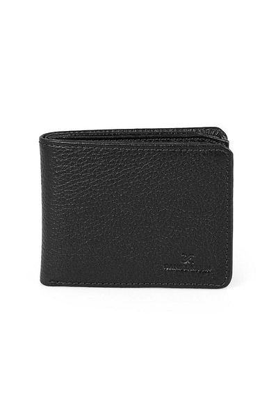 Daniel Klein Dkl0811-1 Men's Black Wallet & Card Holder Made of Real Leather
