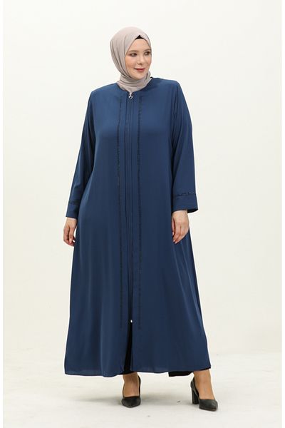 sefamerve Μεγάλο μέγεθος Stoned Ferace 4005-03 Indigo