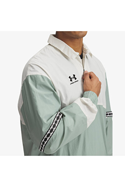 Under Armour Terrace 96 Drill Erkek Yeşil Eşofman Üstü