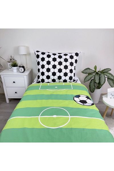 Disney 2-piece bed linen set, Duvet cover, 140x200 cm, pillowcase, 70x90 cm, Multicolor, Football