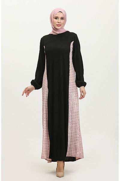 sefamerve Φόρεμα Black Powder Neva Sequined - 0332-03