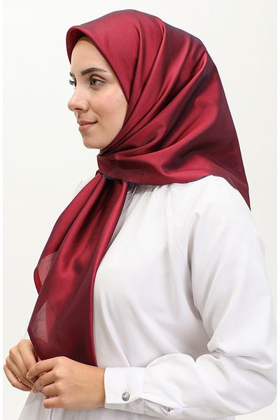 sefamerve Claret Red Plain Scarf - Μοντέλο 1266-32