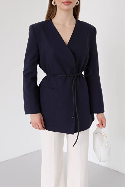 Moda İkra жіночий блейзер з поясом