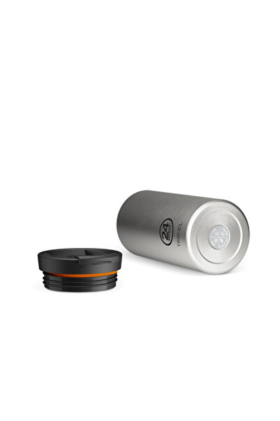 24Bottles Travel Tumbler Brushed Steel Stainless Steel Thermos Cup 600 ml