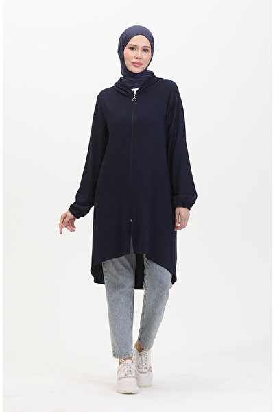 sefamerve Sötétkék cipzáras, becsomagolt szövetsapka 1044-02