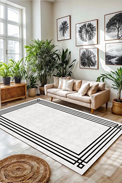 Evimle Makinede yıkanabilir kaymaz taban leke tutmaz mutfak halısı salon halı...