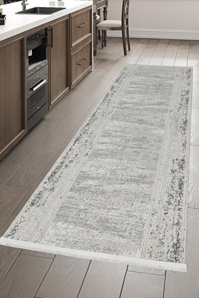 ünalcarpet Bambu Tarz Antialerjik Dokuma Kesme Yolluk Hol Koridor Antre Mutfa...