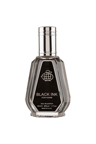 Fragrance World Άρωμα Black Ink, Fragrance World, eau de parfum 50 ml, ανδρικό - εμπνευσμένο από το Encre Noire της Lalique