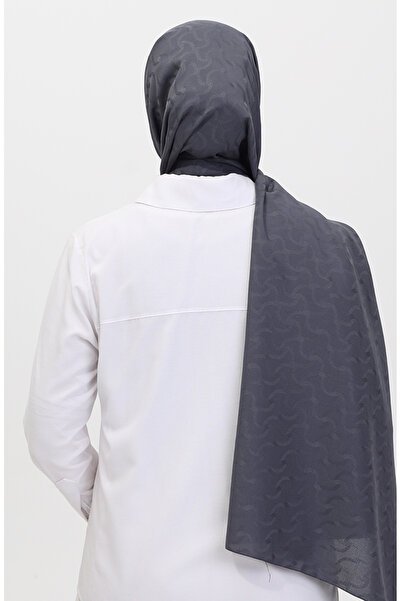 sefamerve Σάλι Madame Mary Ivy Jacquard 19088-02 Καπνιστό