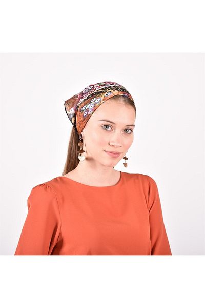 Deriderim غوستاف كليمت ثعابين الماء منقوشة ملونة عيد الأم مربعة ملونة 45x45 باندانا