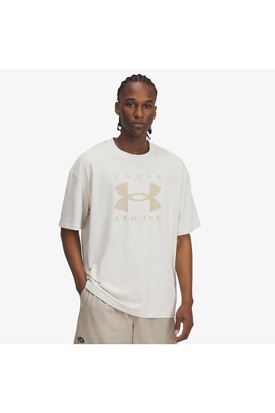 Under Armour Logo Print Round Neck Short Sleeve T-Shirt