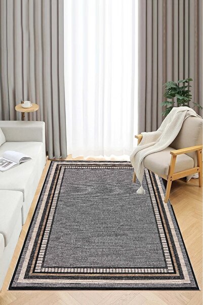 Hülya Home Dijital Baskı Yıkanabilir Kaymaz Taban Salon Halısı Mutfak Halısı ...