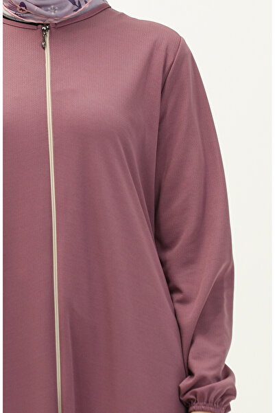 sefamerve Liliac închis - Cu fermoar și buzunar 6666-08