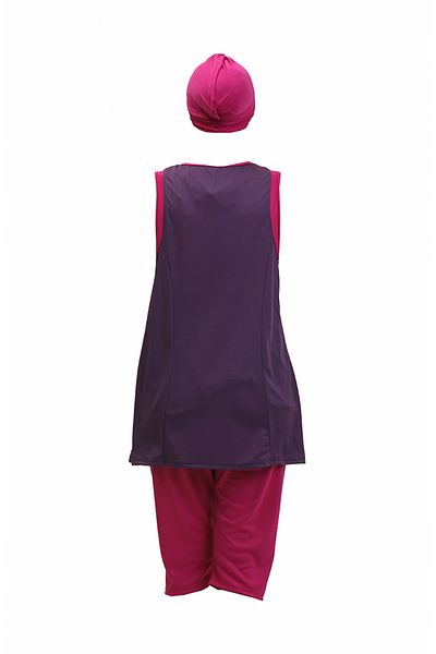 sefamerve Plum Αμάνικο Μαγιό Πισίνας - 2403-02