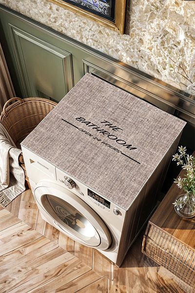 df home Washing Machine Dryer Mat Anti-Slip Washable/ Cmsr-1