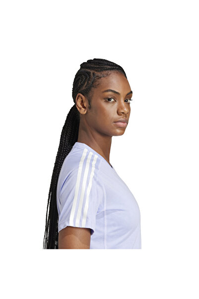adidas Otr E 3S Kadın Mor Koşu T-Shirt JD2276