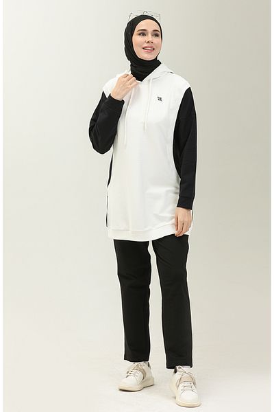sefamerve Σετ αθλητικής φόρμας Navy Blue Garnish - 70090-02