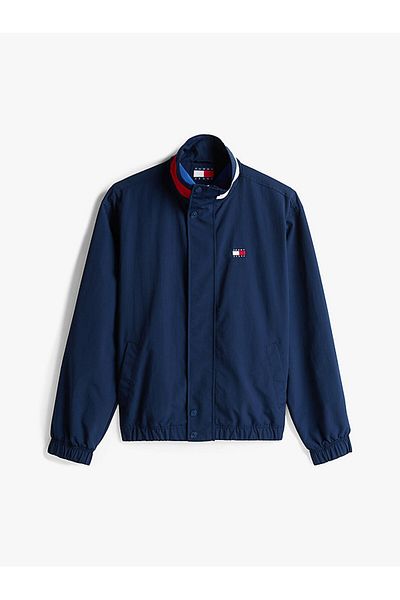 Tommy Hilfiger Férfi Tjm logós gallérkabát - sötétkék