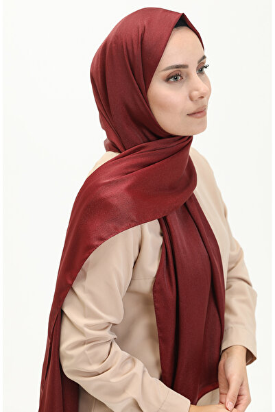 sefamerve Burgundy Crystal Shawl - 1099-20 Model