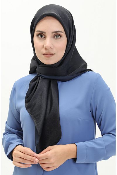 sefamerve Κρυστάλλινο κασκόλ Navy Blue - Μοντέλο 1098-17